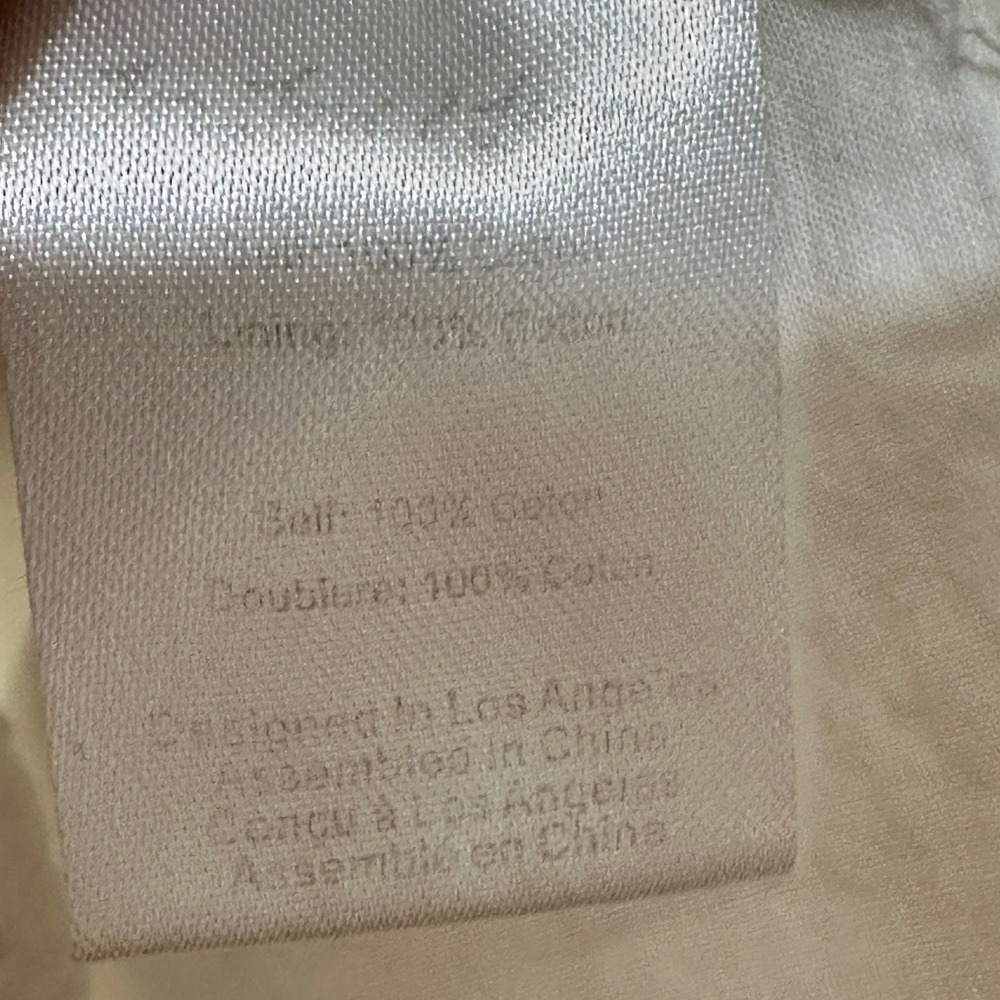 For Love & Lemons Charlotte Eyelet Lace Up Mini‎ Dress Womens XS White Milkmaid - Picture 10 of 13